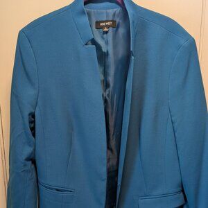 Blue Nine West suit coat. Size 16.